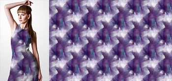 20003 Materiał ze wzorem abstrakcyjny motyw w odcieniach fioletu, inspirowany pociągnięciami pędzla